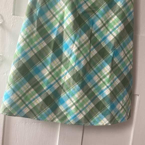 GAP Plaid Empire Waist Strapless Dress - Picture 5 of 12